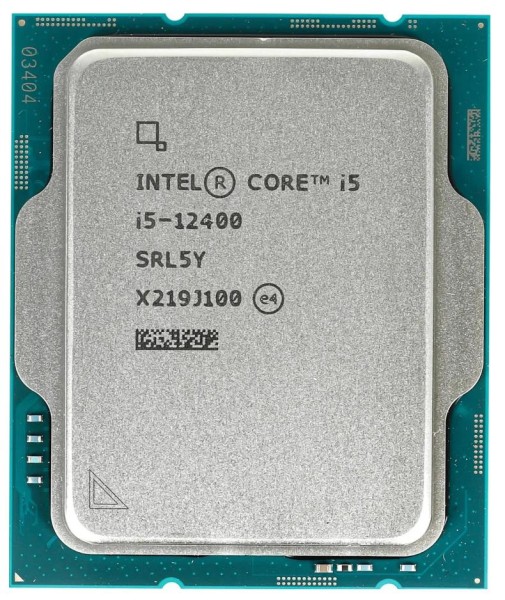 CPU Intel Core i5 12400 2,5Ghz LGA1700 18MB Cache 12.Gen- Box