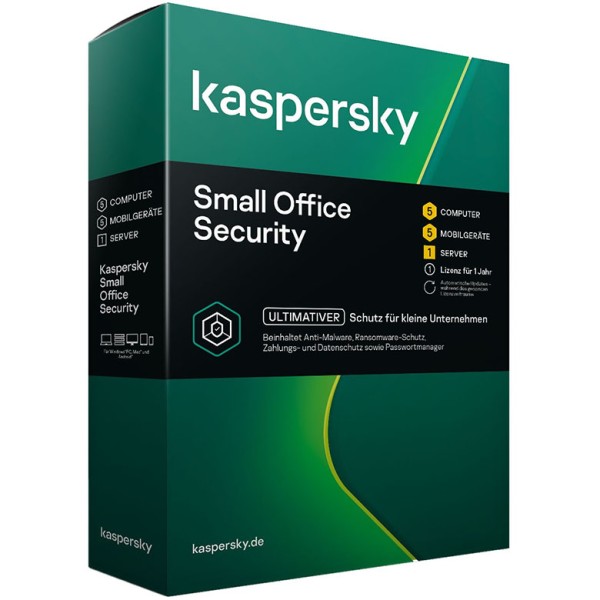 Kaspersky Small Office Security 7.0 - 5+1 Devices, 1 Year - Box