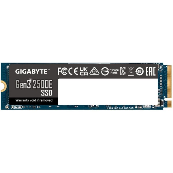 SSD 1TB M.2 Gigabyte Gen3 2500E PCI-E 3.0 NVMe 1.3