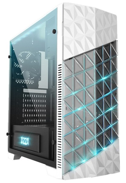 Gehäuse ATX MidiTower Gamer AZZA Onyx 260 White Ohne netzteil