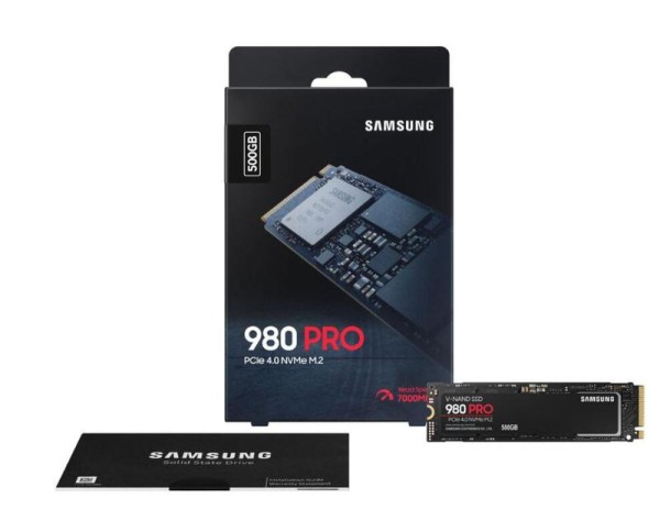 SSD M.2 500GB Samsung 980 PRO NVMe PCIe 4.0 x 4