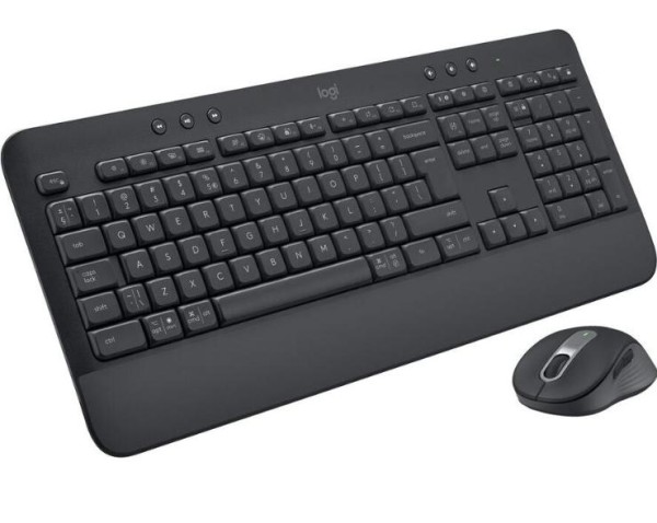 Tastatur Logitech Wireless Keyboard+Mouse MK650 black retail