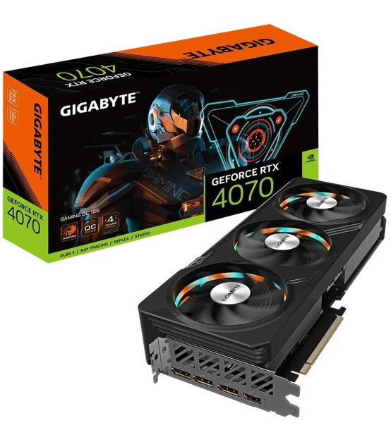 VGA 12GB Gigabyte RTX4070 12GB Gaming OC