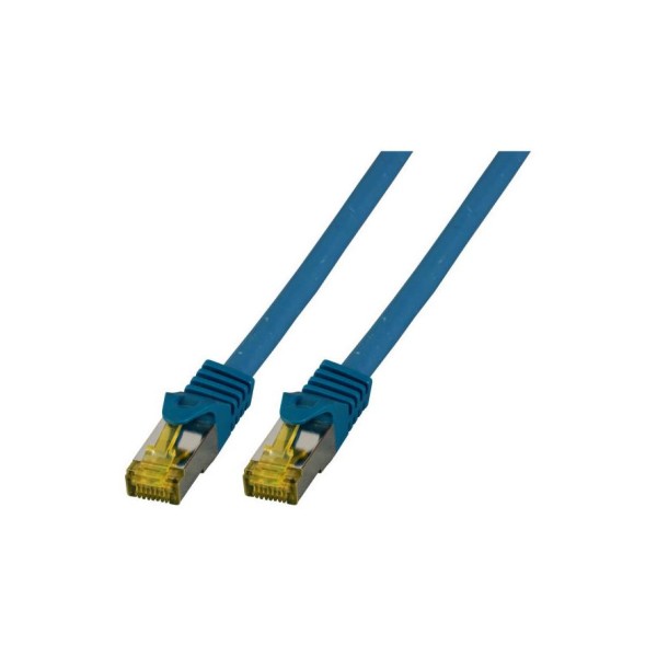 Kabel Patchkabel Cat6A-Stecker/Cat7 Kabel 1.00 m S/FTP 2xRJ45 blau