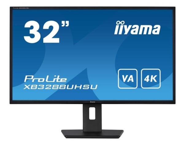 TFT 32" Iiyama ProLite XB3288UHSU-B5 4K LED 60Hz 3ms 2xHDMI DP LS