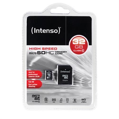 SDCard 32GB intenso C10 inkl.SD Adapter