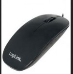 LogiLink optical Maus black slim USB