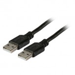 USB KABEL EFB USB2.0 Anschlusskabel A-A,St.-St.,1,0m,schwarz,Classic